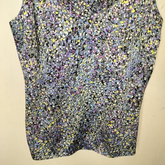 Chico's Silk Blend Tank Spotted Speckled Camisole - Picture 3 of 10